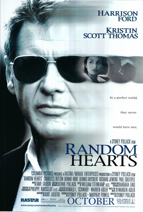 random hearts 1999 one sheet poster rolled double sided