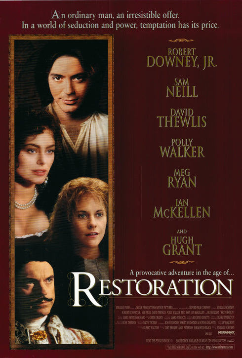 restoration 1995 one sheet poster rolled