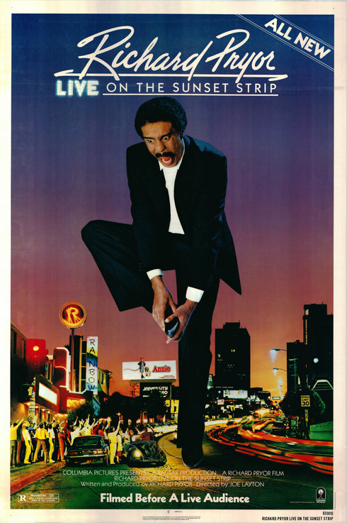 richard pryor live on the sunset strip 1982 one sheet poster rolled