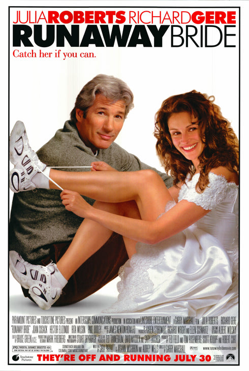 runaway bride 1999 one sheet poster rolled double sided
