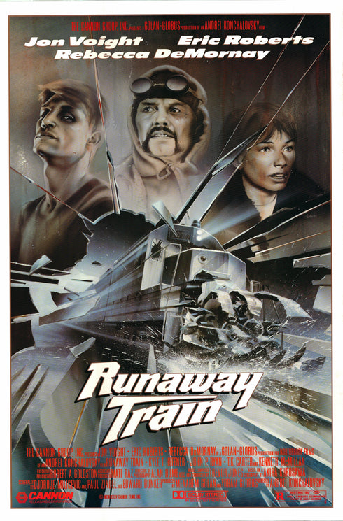 runaway train 1985 one sheet poster rolled