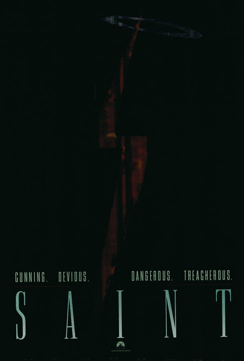 saint 1996 style a advance one sheet poster rolled double sided