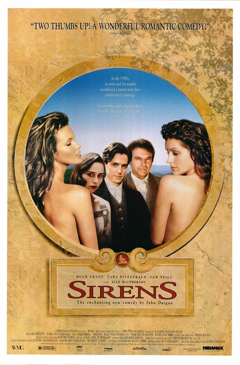 sirens 1994 one sheet poster rolled