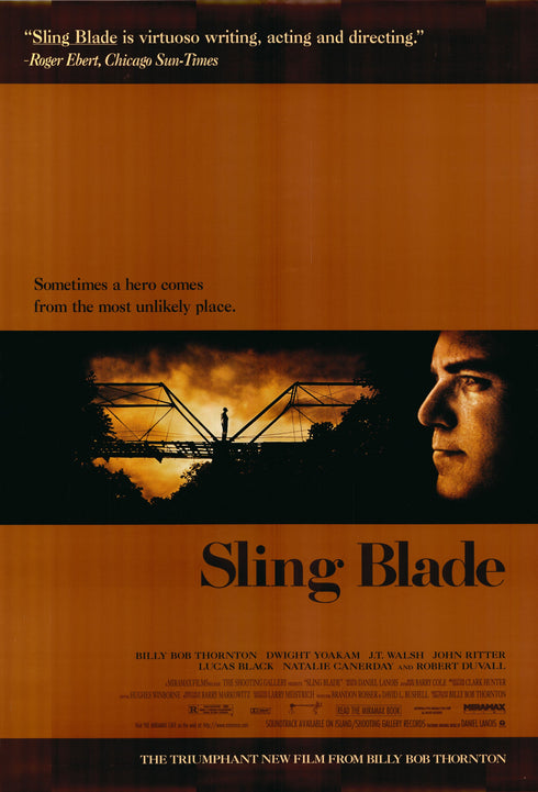sling blade 1996 one sheet poster rolled