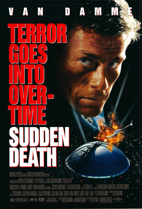 sudden death 1995 one sheet poster rolled