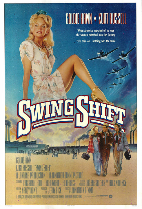 swing shift 1984 one sheet poster rolled