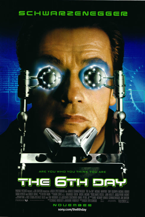 the 6th day 2000 one sheet poster rolled double sided