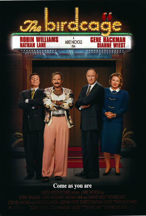 the birdcage 1996 one sheet poster rolled double sided