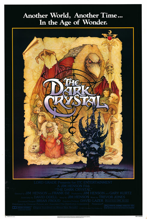 the dark crystal 1982 one sheet poster rolled