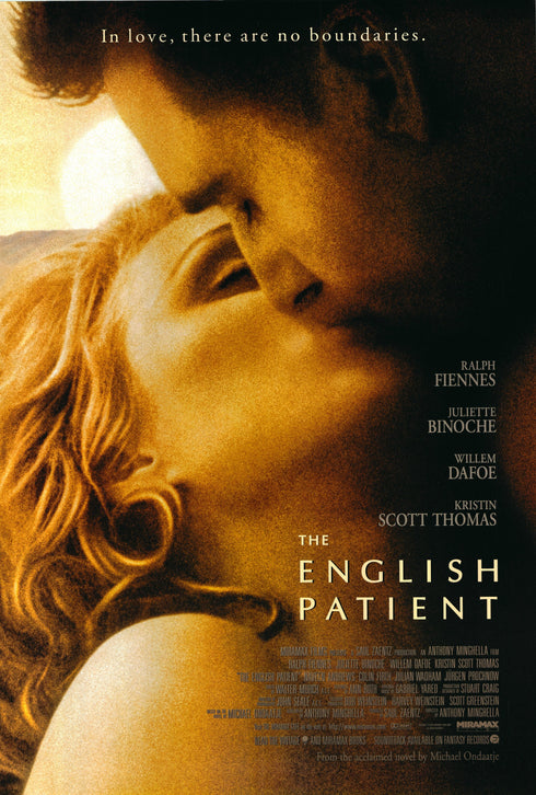 the english patient 1996 one sheet poster rolled