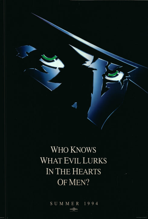 the shadow 1994 advance one sheet poster rolled