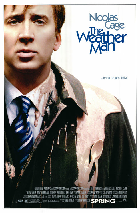 the weather man 2004 advance one sheet poster rolled double sided