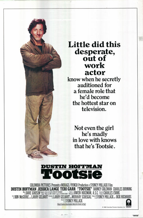 tootsie 1983 one sheet poster rolled