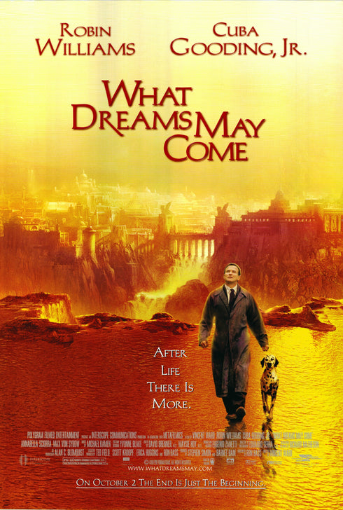what dreams may come 1998 one sheet poster rolled