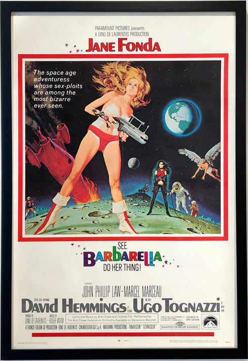 Barbarella<br>(linen-backed + framed)