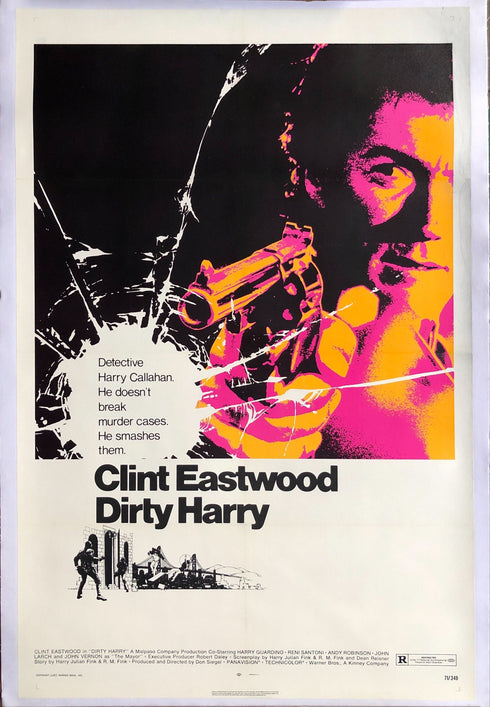 Dirty Harry<br>(linen-backed + framed)