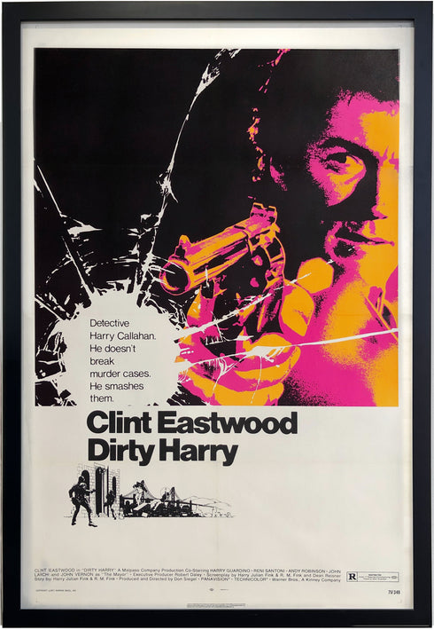 Dirty Harry<br>(linen-backed + framed)