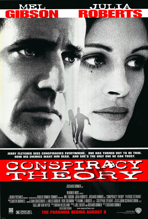 conspiracy theory 1997 one sheet poster rolled
