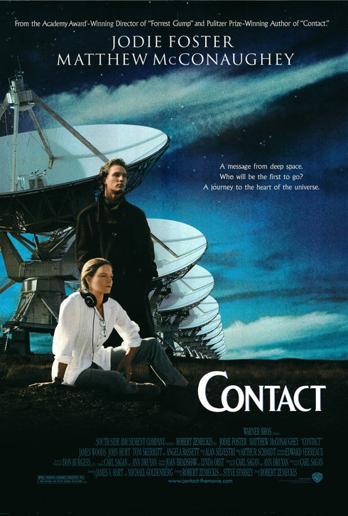 contact 1997 one sheet poster rolled