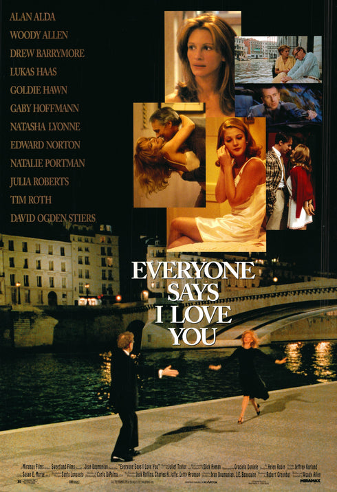 everyone says i love you 1996 one sheet poster rolled