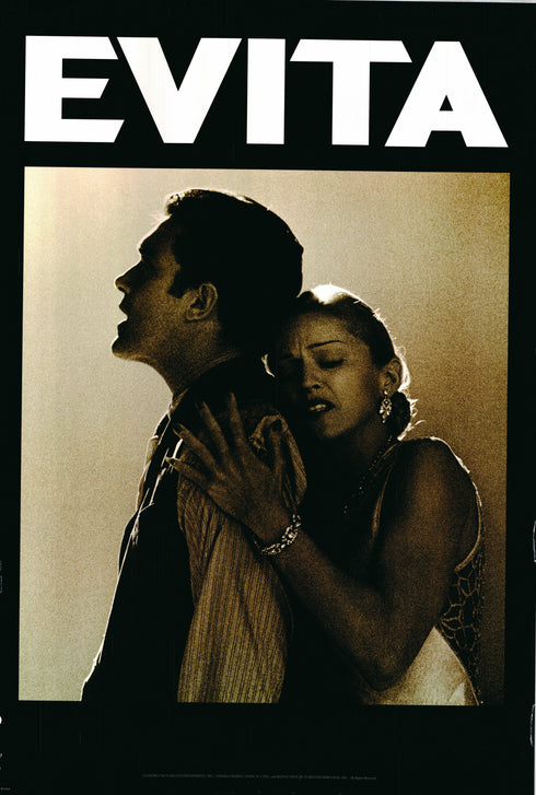 evita 1996 one sheet poster rolled double sided