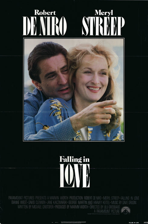 falling in love 1984 one sheet poster rolled