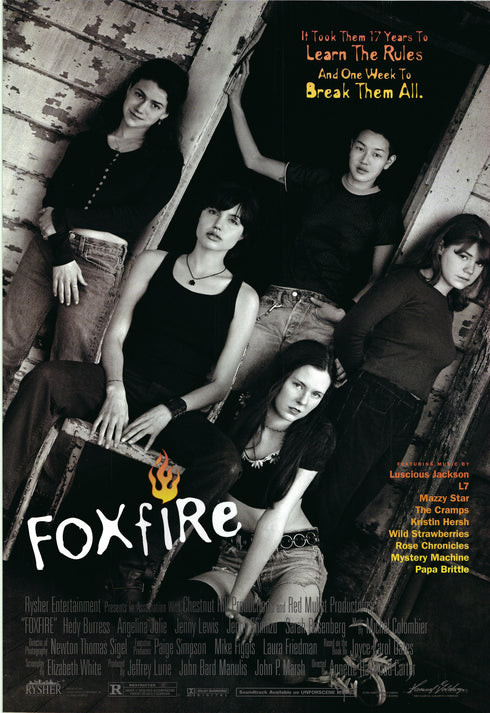 foxfire 1996 one sheet poster rolled