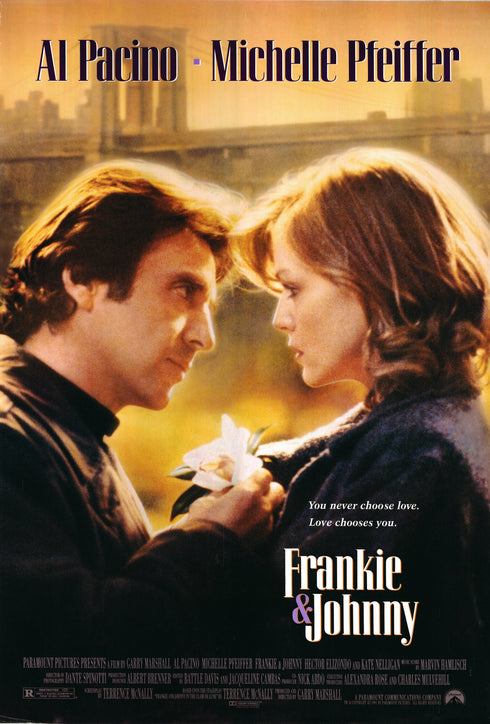 frankie and johnny 1991 one sheet poster rolled
