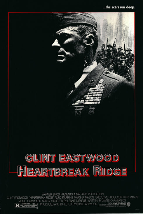 heartbreak ridge 1986 one sheet poster rolled