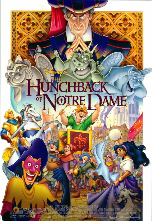 hunchback of notre dame 1996 one sheet poster rolled double sided
