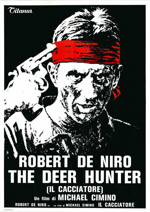 the deer hunter (il cacciatore) 1978 italian version one sheet poster rolled