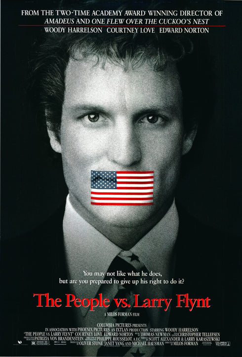 the people vs larry flynt 1996 one sheet poster rolled double sided