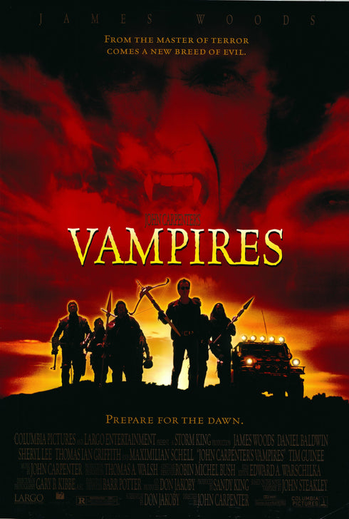 vampires 1998 one sheet poster rolled double sided