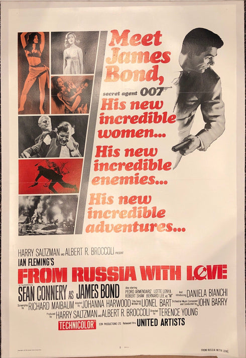 From Russia With Love<br>(linen-backed + framed)
