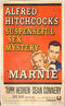 Marnie 1964 One Sheet Poster, folded