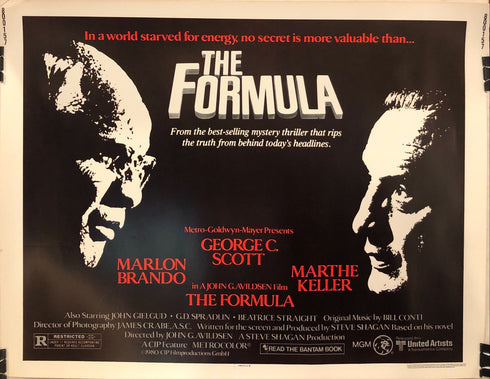 the formula 1980 display sheet