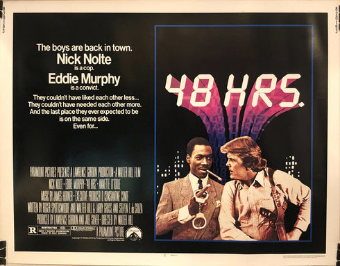 48 hours 1982 display sheet