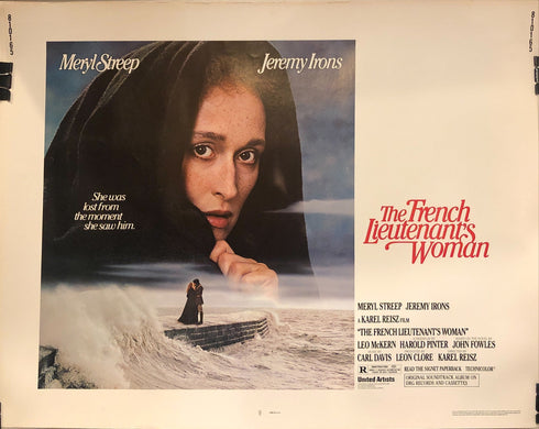 the french lieutenant's woman 1981 display sheet