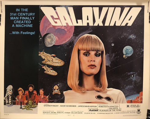 galaxina 1980 display sheet