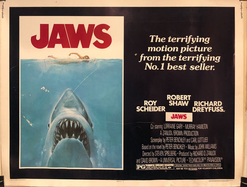 jaws 1975 display sheet