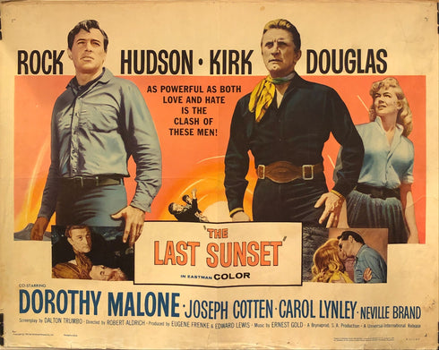 the last sunset 1961 display sheet, folded