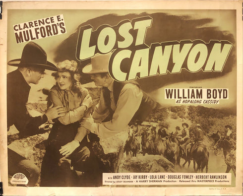 lost canyon 1942 display sheet