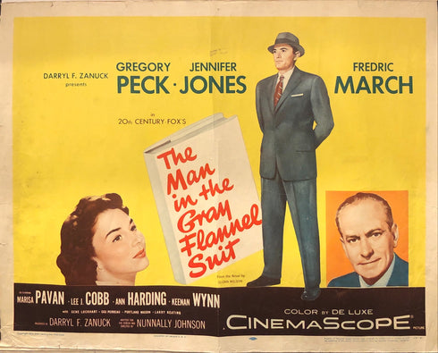 man in the gray flannel suit 1956 display sheet