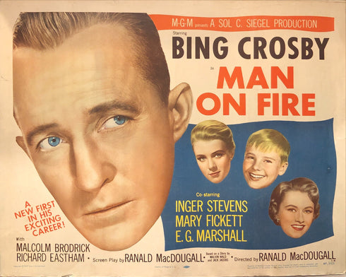 man on fire 1987 display sheet