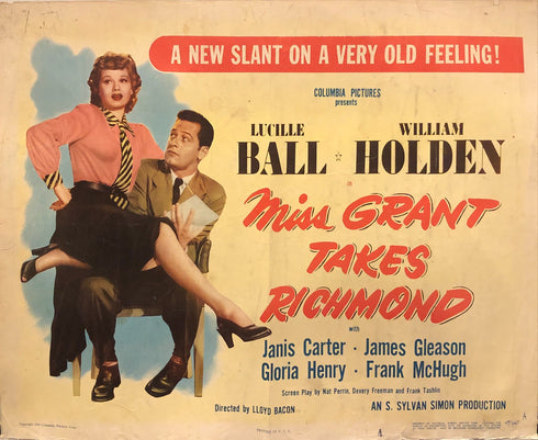 miss grant takes richmond 1949R display sheet
