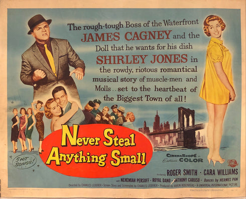 never steal anything small 1959 display sheet