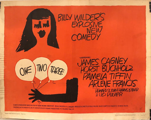 one, two, three 1962 display sheet, folded