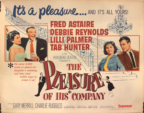 the pleasure of his company 1961 display sheet, rolled