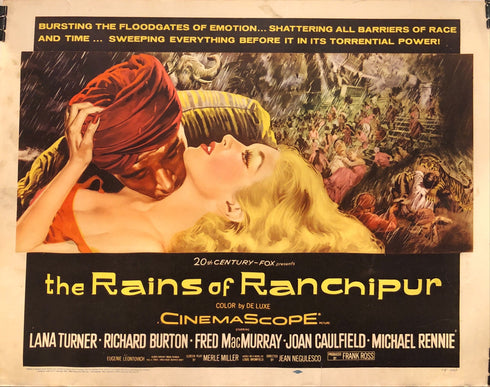 the rains of ranchipur 1955 display sheet