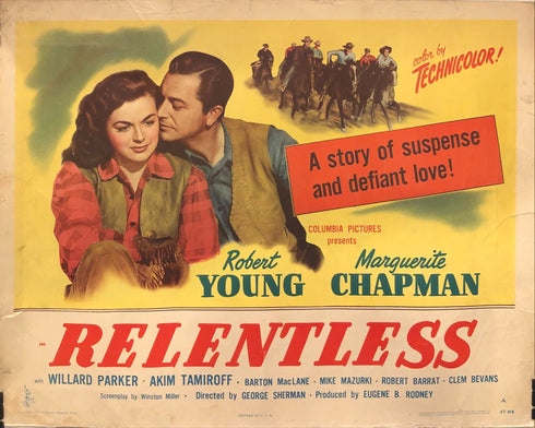 relentless 1947 display sheet